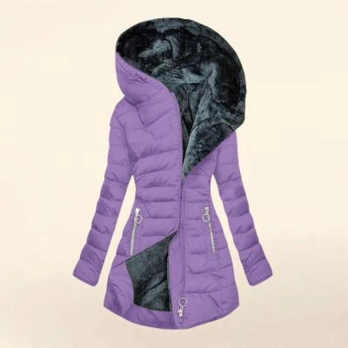 Gianna Gewatteerd Fleecejack voor Dames – Casual & Warm voor de Winter