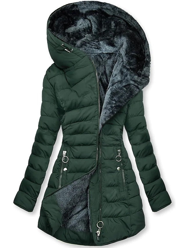 Gianna Gewatteerd Fleecejack voor Dames – Casual & Warm voor de Winter