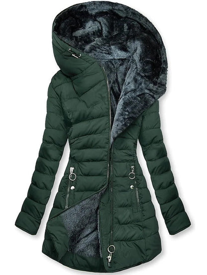 Gianna Gewatteerd Fleecejack voor Dames – Casual & Warm voor de Winter