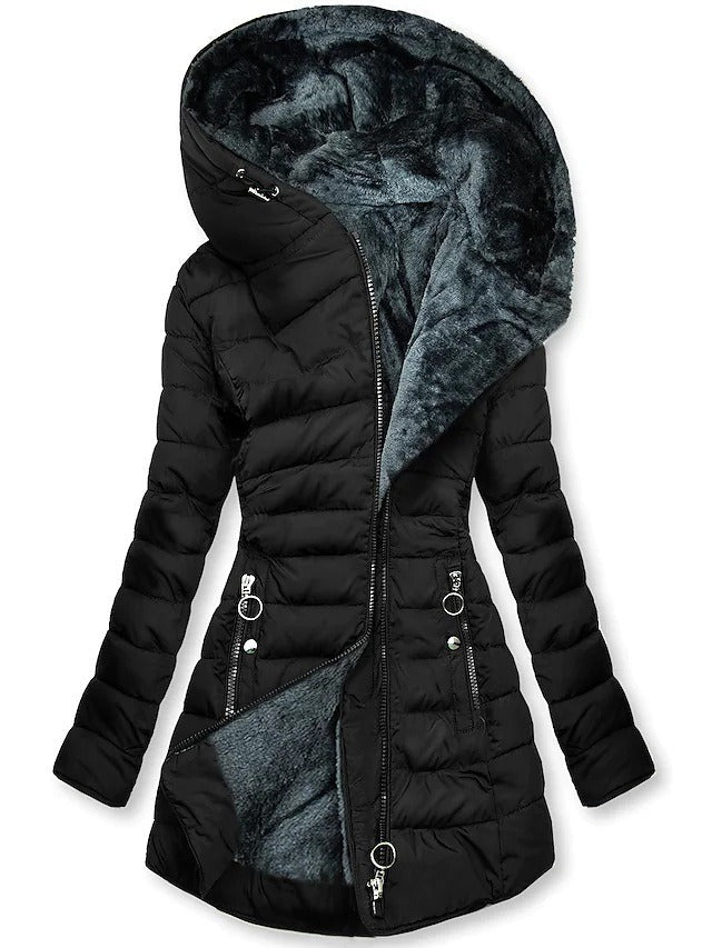 Gianna Gewatteerd Fleecejack voor Dames – Casual & Warm voor de Winter