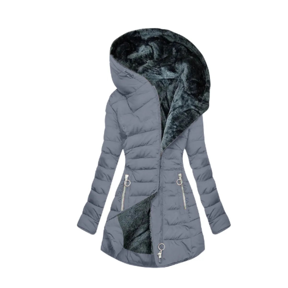 Gianna Gewatteerd Fleecejack voor Dames – Casual & Warm voor de Winter