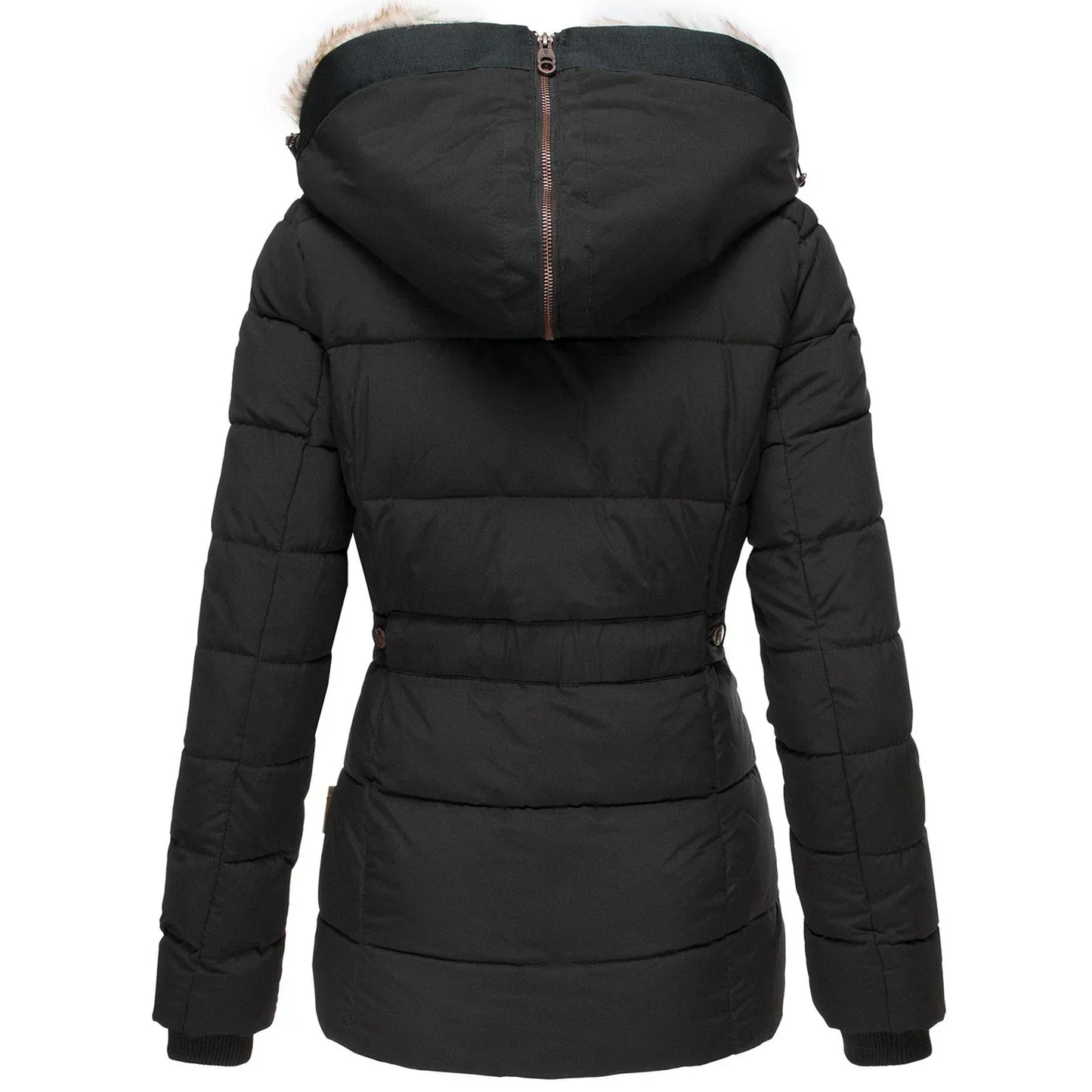 Damesjas met Imitatiebontvoering – Warm en Comfortabel voor de Winter