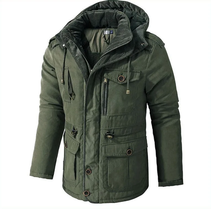 Hans™ Warme Winterjacke mit Pelzfutter