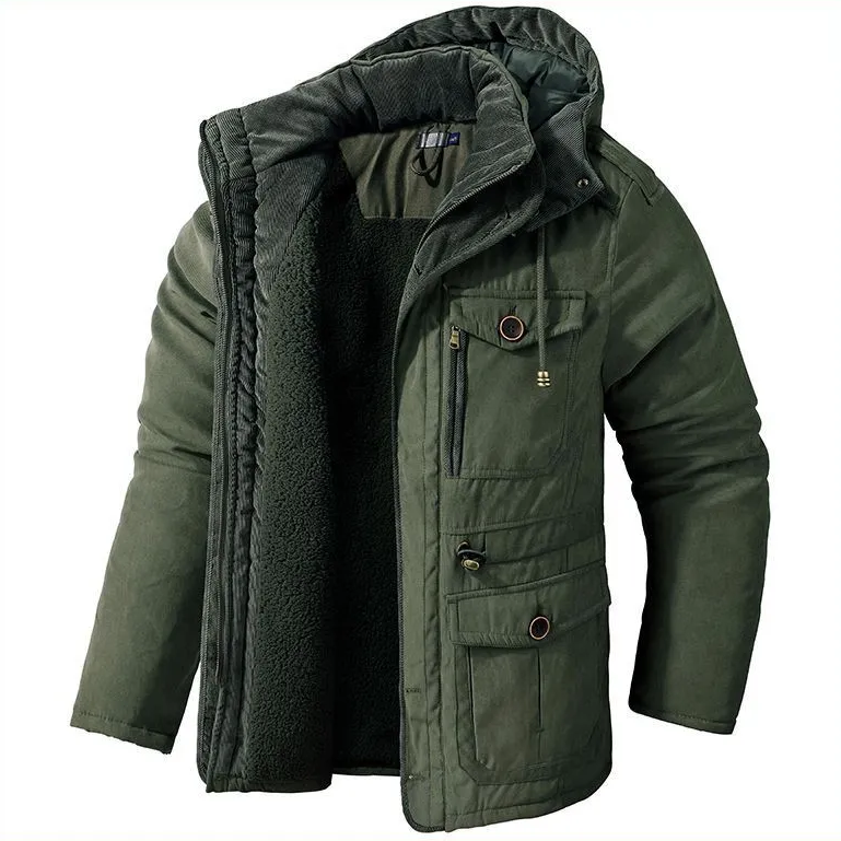 Hans™ Warme Winterjacke mit Pelzfutter