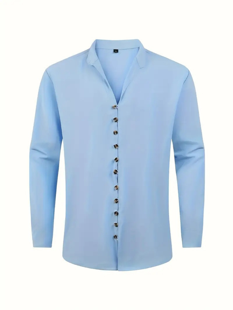 Katoenen linnen overhemd - Marko