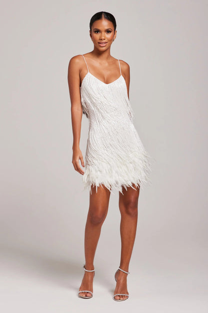 Luna Mini Jurk | Fringe Detail & Party Elegantie
