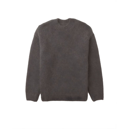 Heren Loose-Fit Gebreide Trui met Lange Mouwen