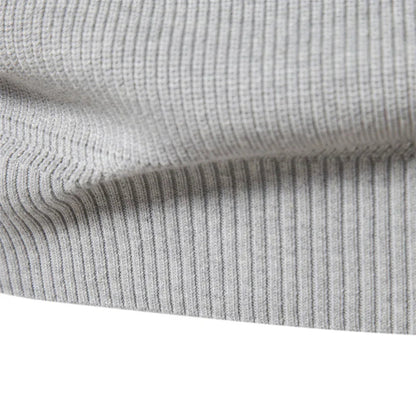 Nordwell Half Zip Trui voor Heren – Klassieke Gebreide Wolmix