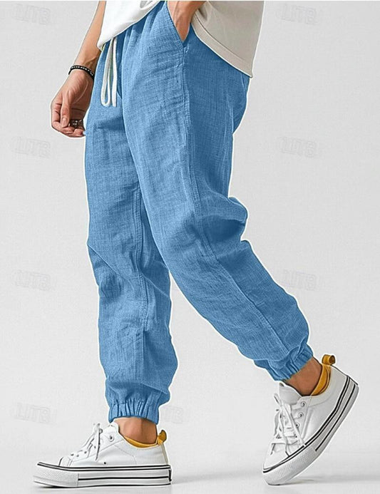 Men's Linen Pants | Casual Jogger