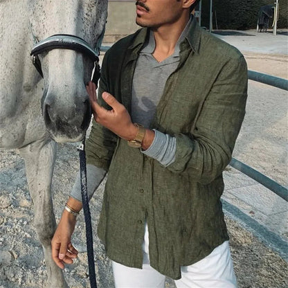 Arvyn Linen Shirt | Relaxed Fit & Breathable Summer Design