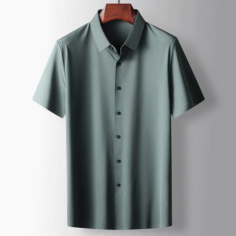 Men's Short Sleeve Shirt – Minimalist Casual Shirt – Lightweight Summer Shirt
