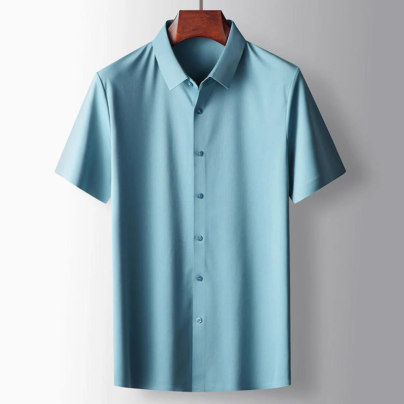 Men's Short Sleeve Shirt – Minimalist Casual Shirt – Lightweight Summer Shirt