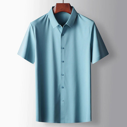 Men's Short Sleeve Shirt – Minimalist Casual Shirt – Lightweight Summer Shirt