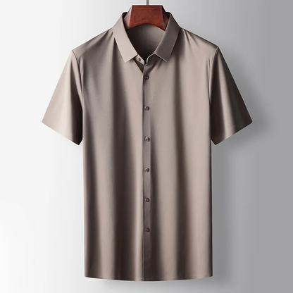 Men's Short Sleeve Shirt – Minimalist Casual Shirt – Lightweight Summer Shirt