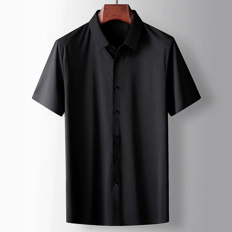 Men's Short Sleeve Shirt – Minimalist Casual Shirt – Lightweight Summer Shirt