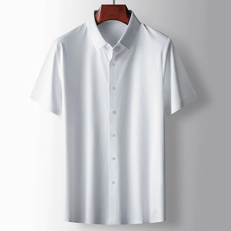 Men's Short Sleeve Shirt – Minimalist Casual Shirt – Lightweight Summer Shirt