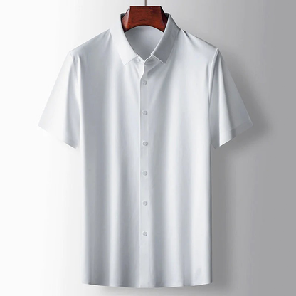 Men's Short Sleeve Shirt – Minimalist Casual Shirt – Lightweight Summer Shirt