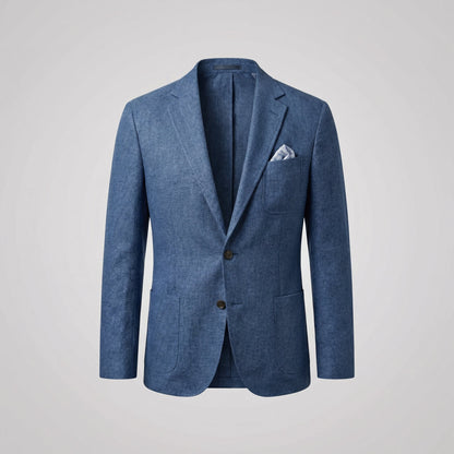 Men's Linen Blazer Slim Fit | Lightweight Summer Blazer with Breathable Comfort