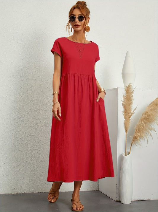 Dames Maxi Jurk | Losse Pasvorm & Comfort Fit | Casual Zomer Jurk
