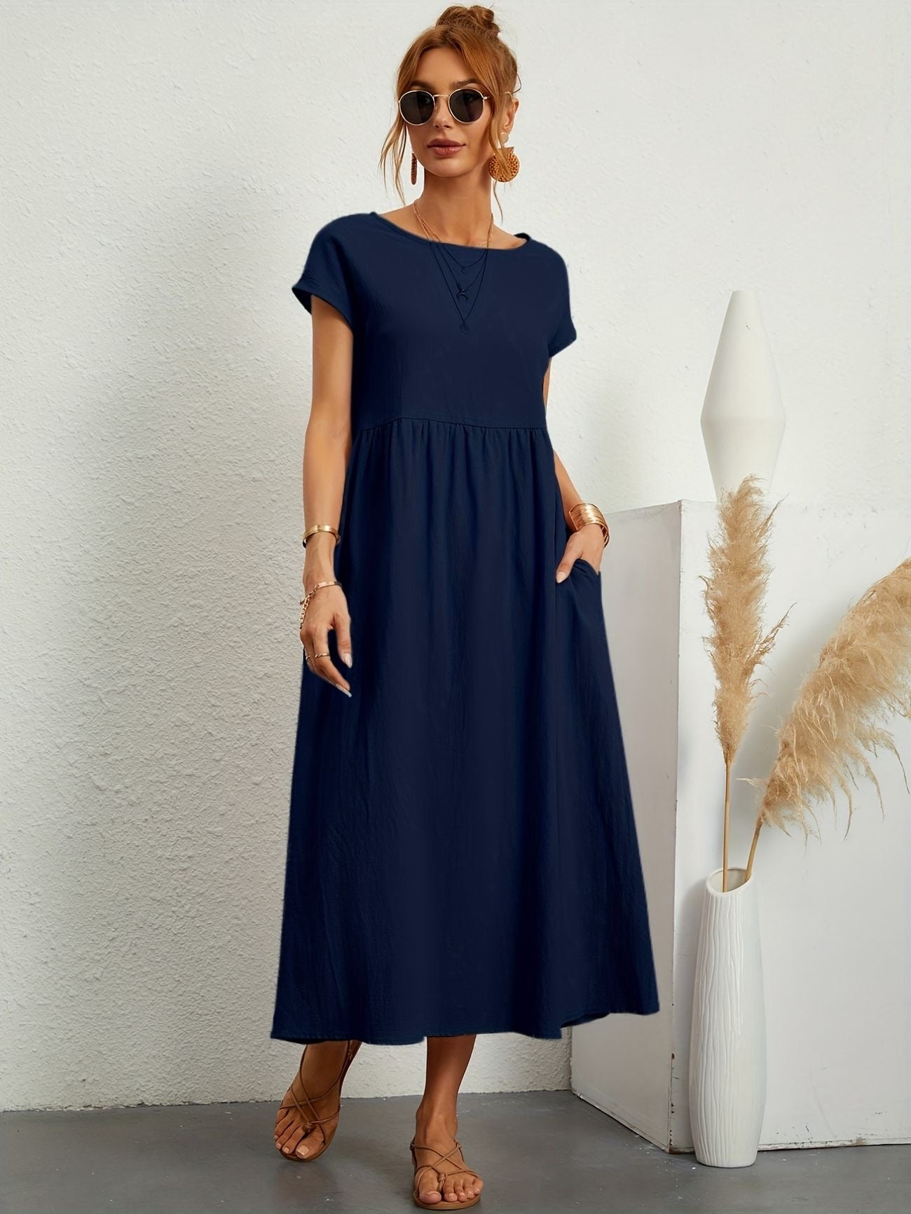 Dames Maxi Jurk | Losse Pasvorm & Comfort Fit | Casual Zomer Jurk