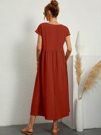 Dames Maxi Jurk | Losse Pasvorm & Comfort Fit | Casual Zomer Jurk