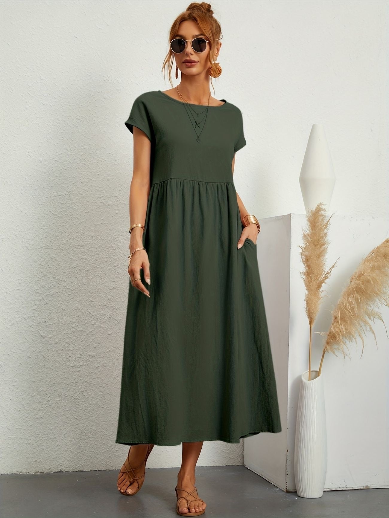 Dames Maxi Jurk | Losse Pasvorm & Comfort Fit | Casual Zomer Jurk