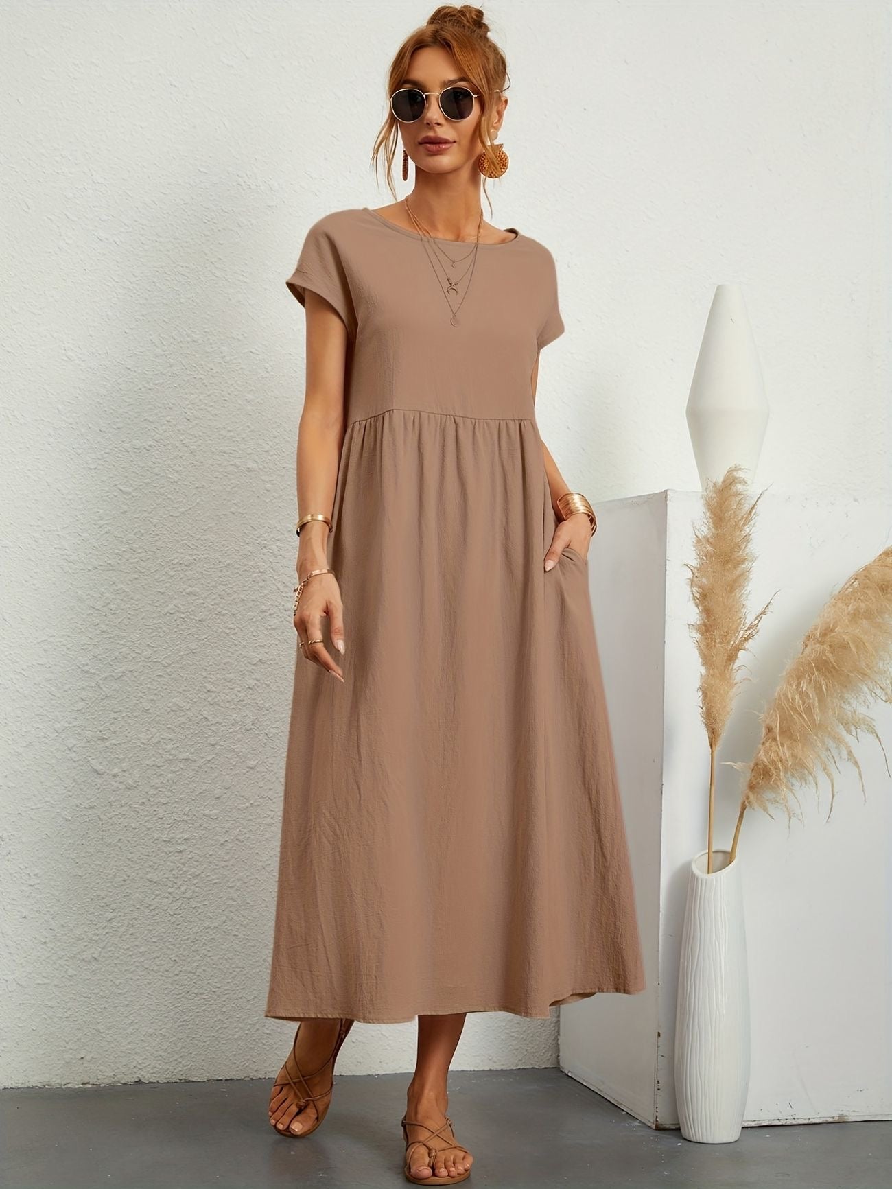 Dames Maxi Jurk | Losse Pasvorm & Comfort Fit | Casual Zomer Jurk