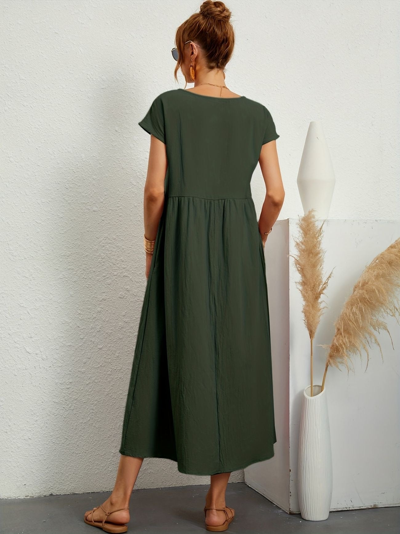 Dames Maxi Jurk | Losse Pasvorm & Comfort Fit | Casual Zomer Jurk