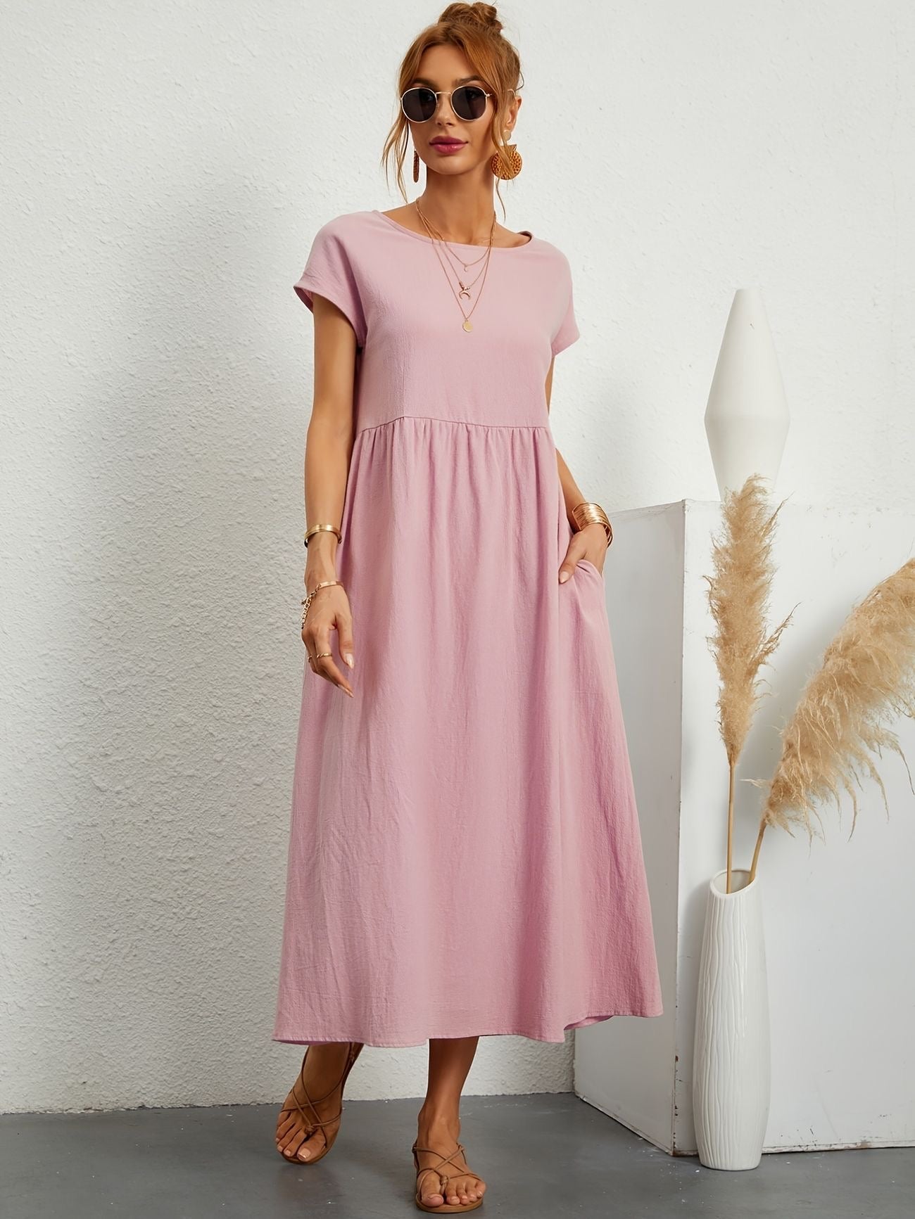 Dames Maxi Jurk | Losse Pasvorm & Comfort Fit | Casual Zomer Jurk