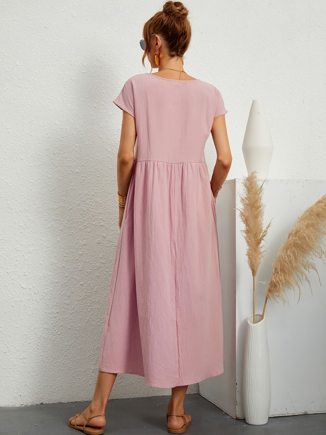 Dames Maxi Jurk | Losse Pasvorm & Comfort Fit | Casual Zomer Jurk