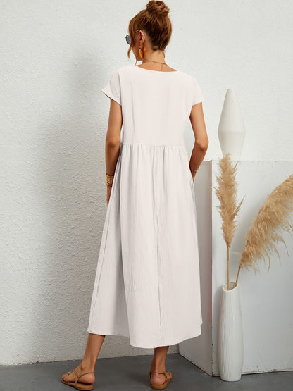 Dames Maxi Jurk | Losse Pasvorm & Comfort Fit | Casual Zomer Jurk