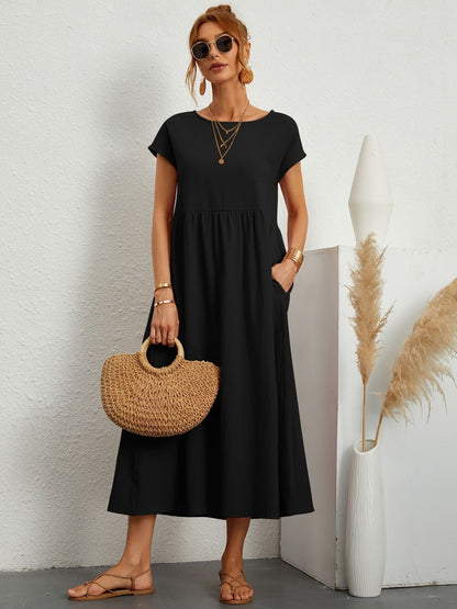 Dames Maxi Jurk | Losse Pasvorm & Comfort Fit | Casual Zomer Jurk