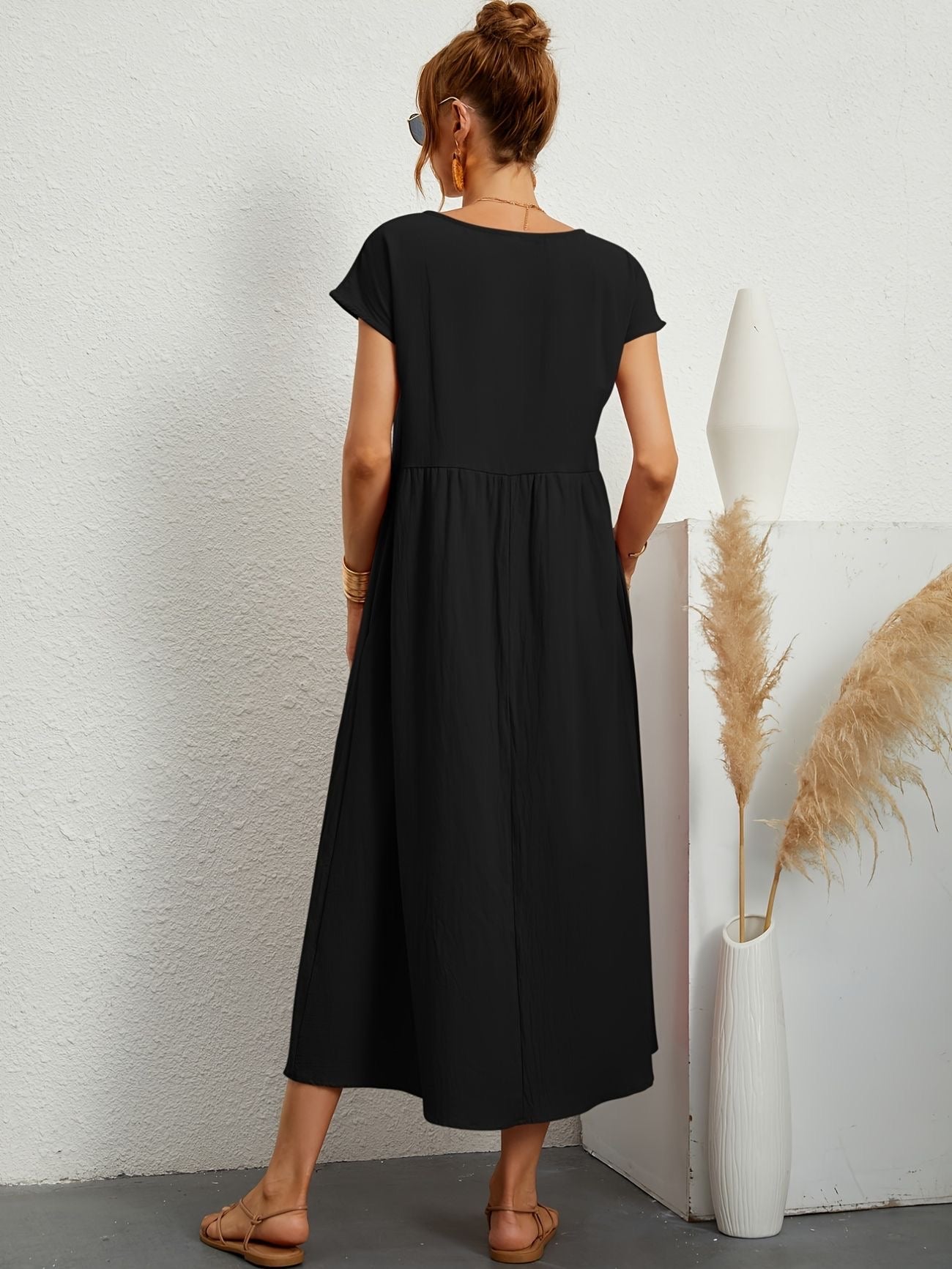 Dames Maxi Jurk | Losse Pasvorm & Comfort Fit | Casual Zomer Jurk