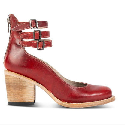 Neda – Stijlvolle Pumps Met Enkelbandje Voor Dames-Dames Pumps, Pumps Met Enkelbandje, Hoge Hakken, Elegante Schoenen, Damesschoenen-Myna Mode-Zwart-UK 3 / US 5-Myna Mode