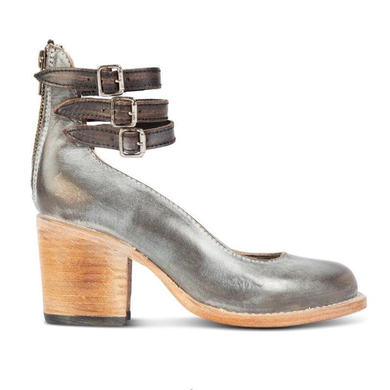 Neda – Stijlvolle Pumps Met Enkelbandje Voor Dames-Dames Pumps, Pumps Met Enkelbandje, Hoge Hakken, Elegante Schoenen, Damesschoenen-Myna Mode-Zwart-UK 3 / US 5-Myna Mode