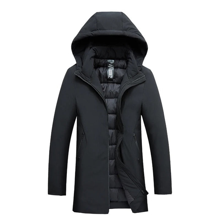 Giel™ Slim Fit Men's Winter Coat with Removable Hood