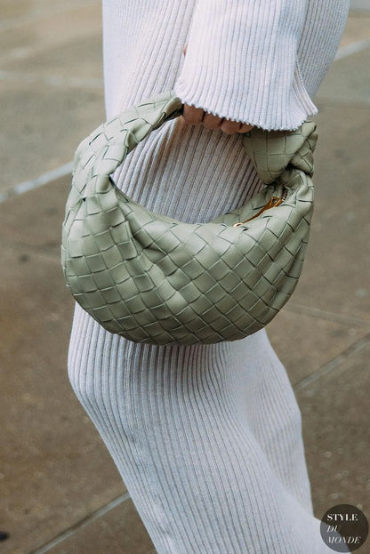 Geweven Midi Handtas – Handgemaakt & Veelzijdig