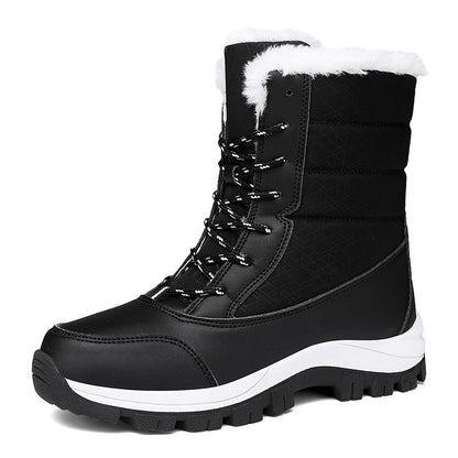 Waterdichte Dames Snowboots – Geïsoleerde Winterlaarzen met Antislip Zool