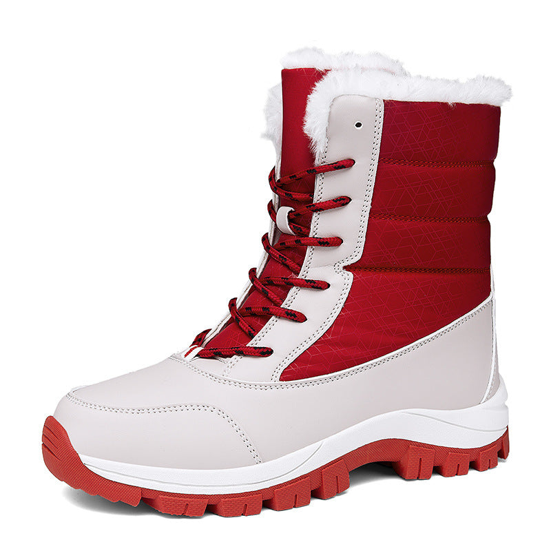 Waterdichte Dames Snowboots – Geïsoleerde Winterlaarzen met Antislip Zool