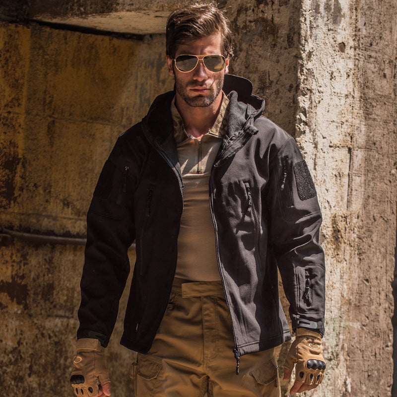 Tactical Softshell Jacket for Men – Waterproof & Windproof Outdoor Jacket