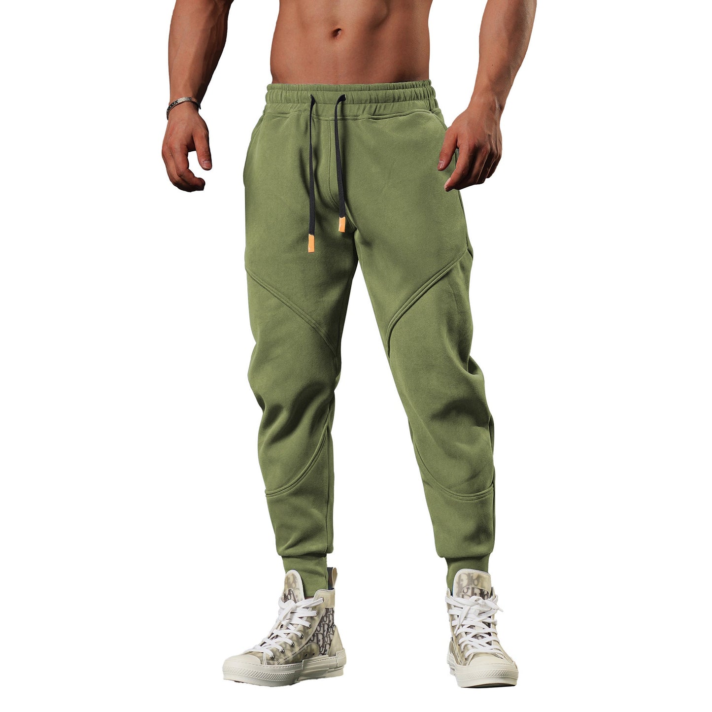Lichtgewicht Fleece Joggingbroek Heren – Cargo Design – Tapered Pasvorm