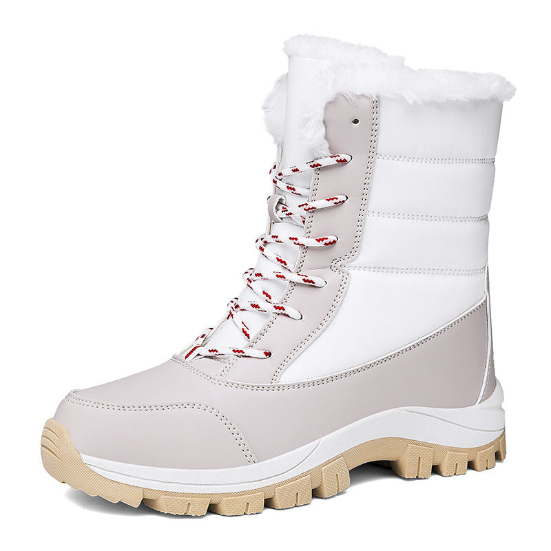 Waterdichte Dames Snowboots – Geïsoleerde Winterlaarzen met Antislip Zool