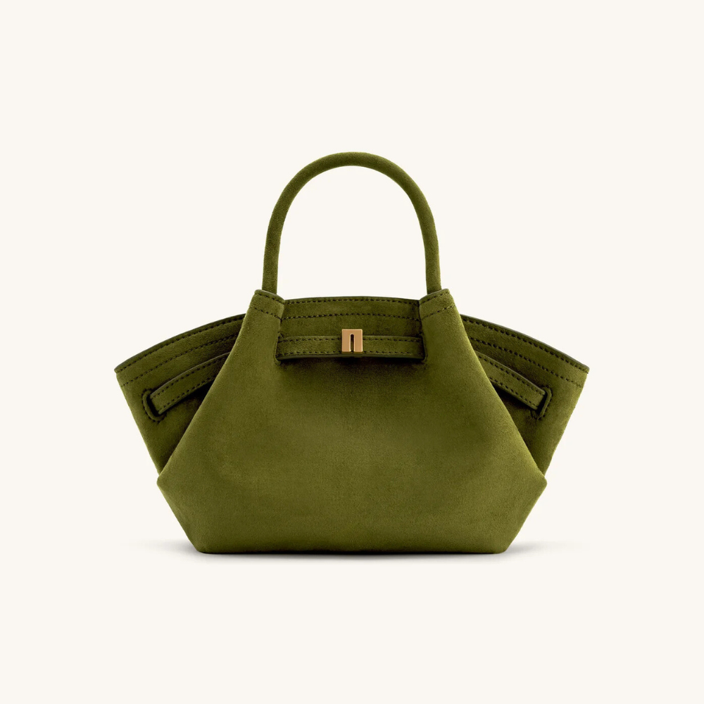 Mini Tote Tas van Vegan Suède – Elegant, Compact & Diervriendelijk