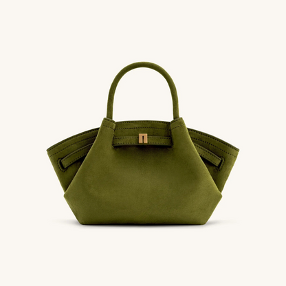 Mini Tote Tas van Vegan Suède – Elegant, Compact & Diervriendelijk