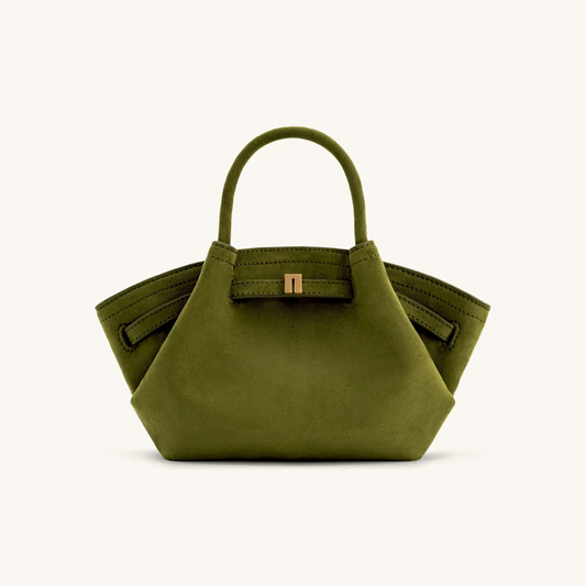 Mini Tote Tas van Vegan Suède – Elegant, Compact & Diervriendelijk