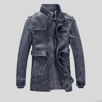 Lange herenjas – Vintage Gothic tailcoat met afneembare capuchon – Steampunk formele jas