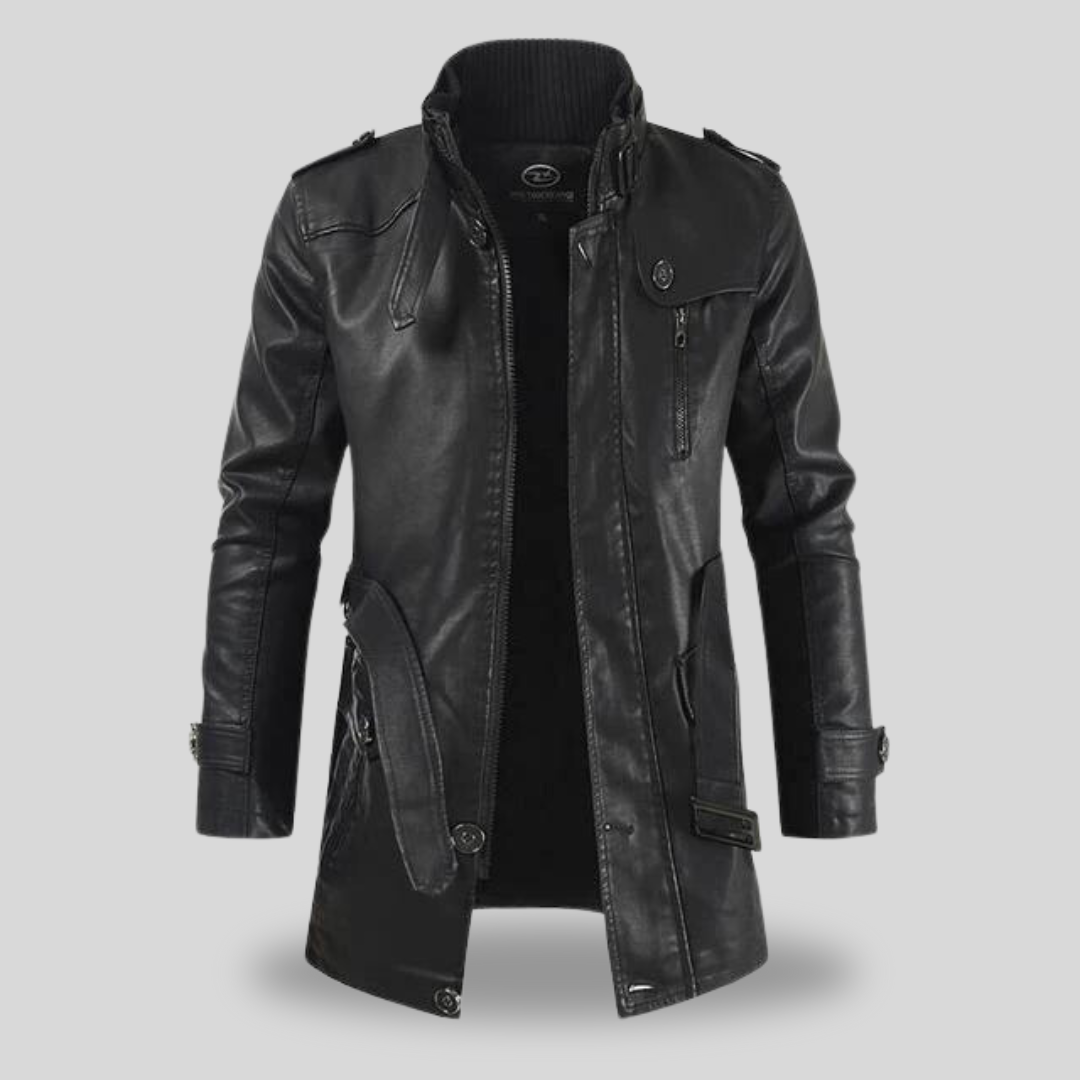 Lange herenjas – Vintage Gothic tailcoat met afneembare capuchon – Steampunk formele jas