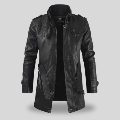 Lange herenjas – Vintage Gothic tailcoat met afneembare capuchon – Steampunk formele jas