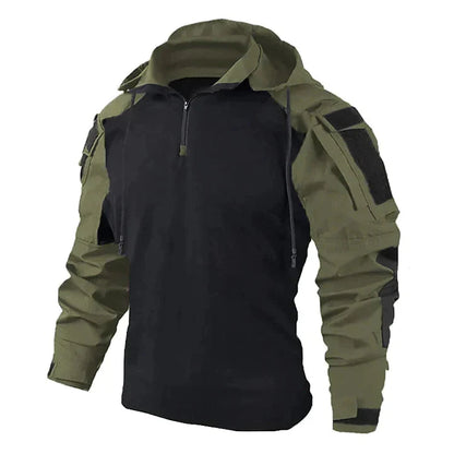 Heren Utility Hoodie met Capuchon - Stoere Outdoor Stijl
