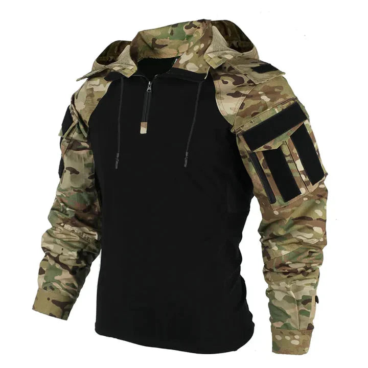 Heren Utility Hoodie met Capuchon - Stoere Outdoor Stijl